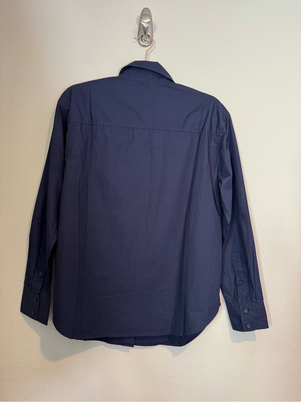 Quince 100% Organic Cotton Poplin Long Sleeve Boyfriend Shirt - Picture 7 of 10